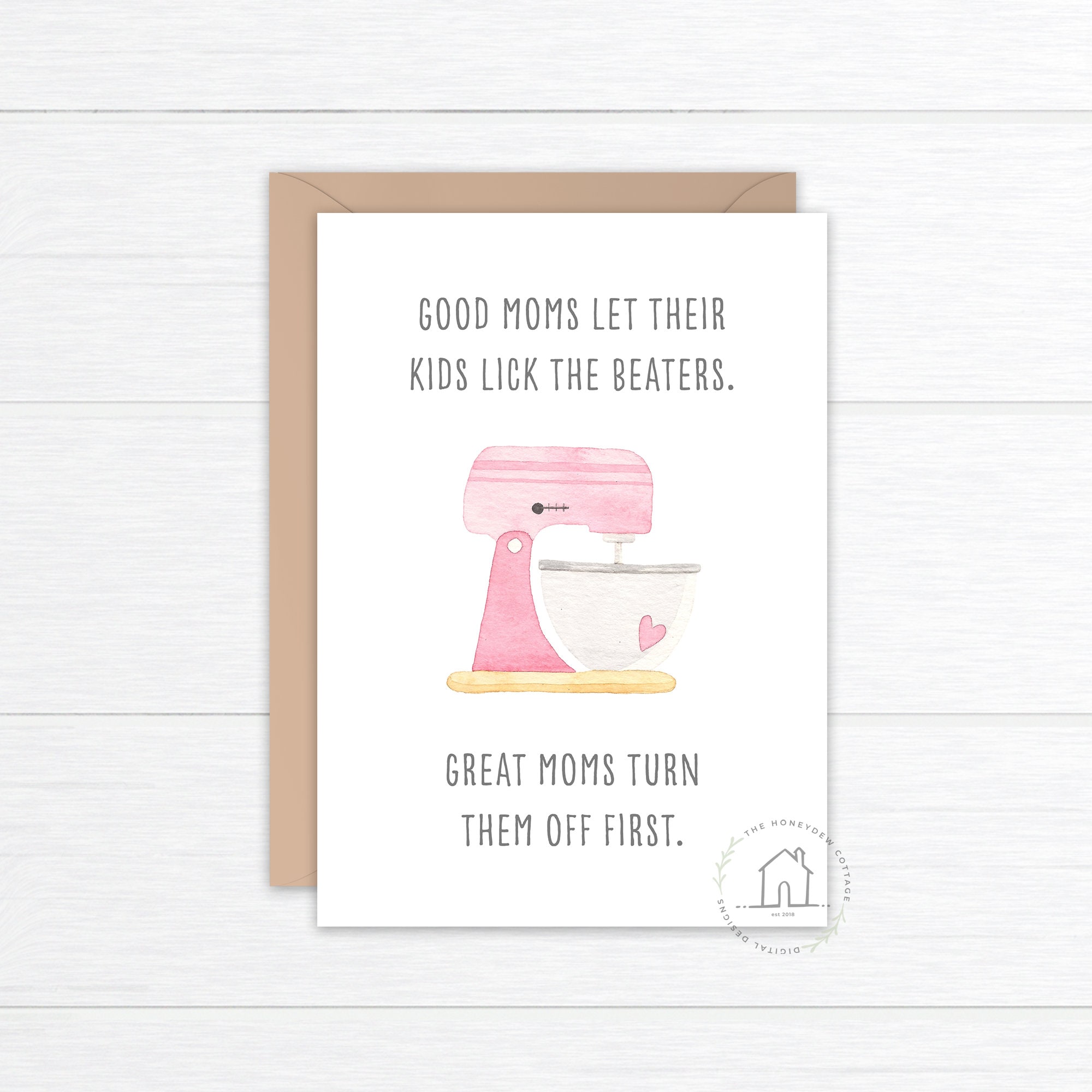 Mother Card | Baking | Funny Mother's Day | Mom Birthday - Etsy