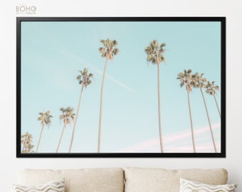 Palm Trees Poster Print // Palm trees in Palm Springs California