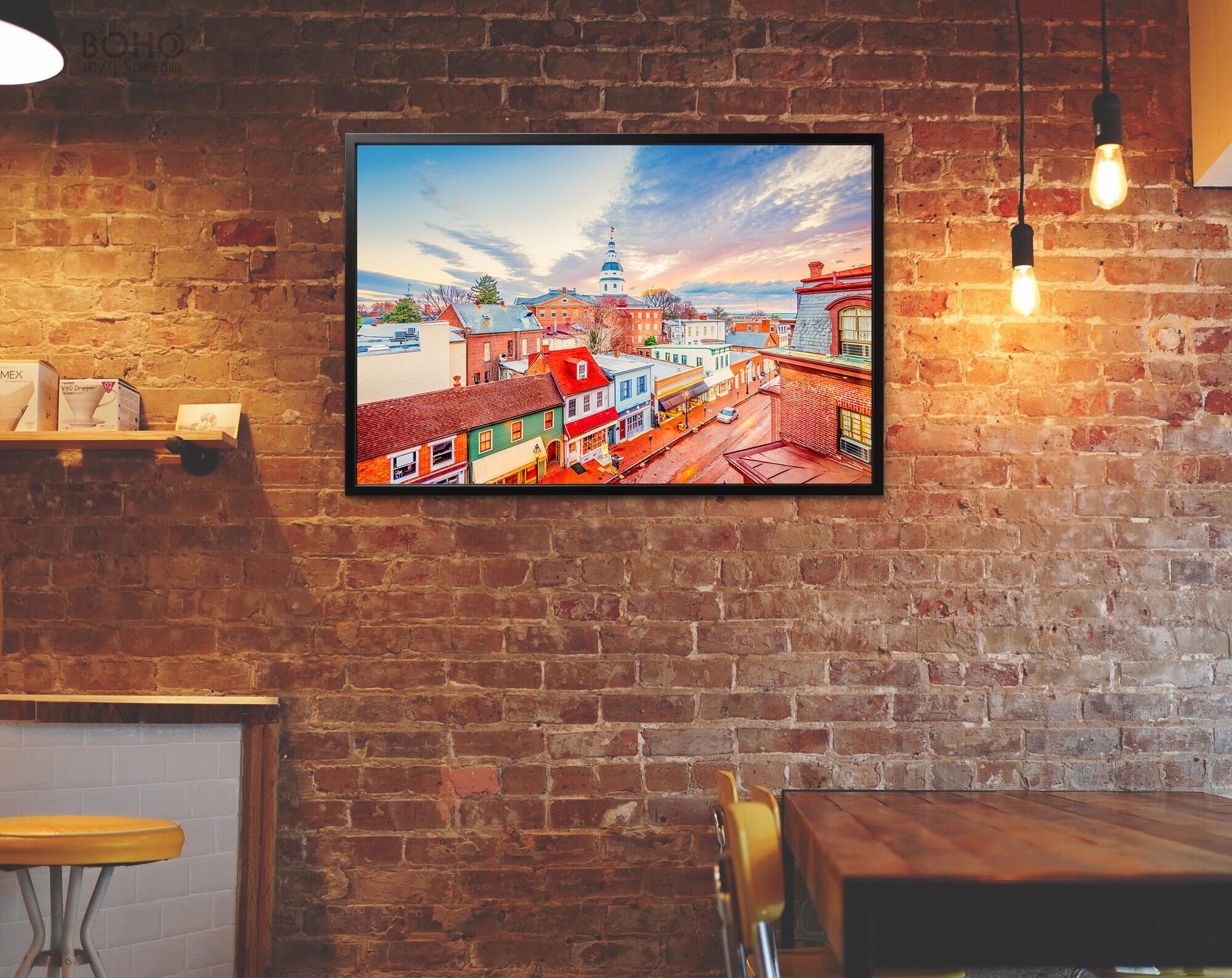 Annapolis Skyline Print // Annapolis Maryland USA Etsy