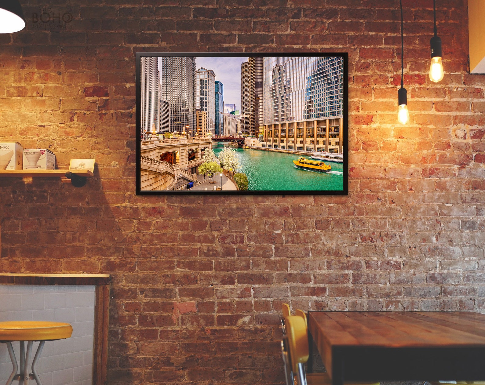 Chicago Print // Chicago Illinois USA Sightseeing Cruise and - Etsy