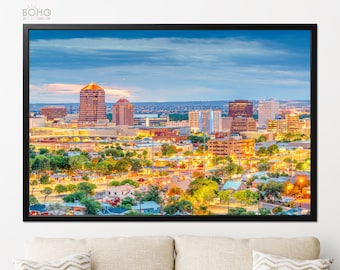 Impressão de Albuquerque // Albuquerque Novo México EUA Centro da cidade