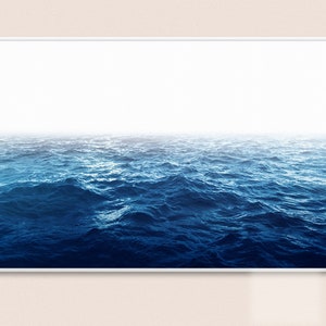 Ocean Print, Ocean Horizon, Seascape Wall Art, Art Print, Wall Decor, Deep Blue Sea, Printed Wall Art