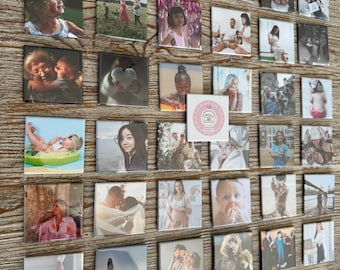 Bulk Custom Photo Magnets - Set of 99 Personalized Fridge Magnets - Custom Picture Magnets for Any Magnetic Surface - Wedding, Baby, Gift