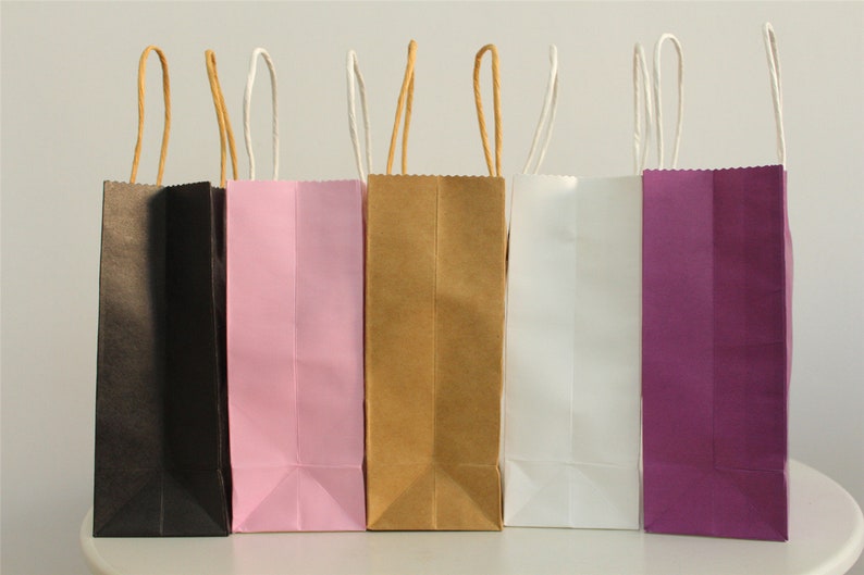 gift bags for bridesmaids Personalized gift bags Party bags with names custom gift bags,Black White paper bags with silver font