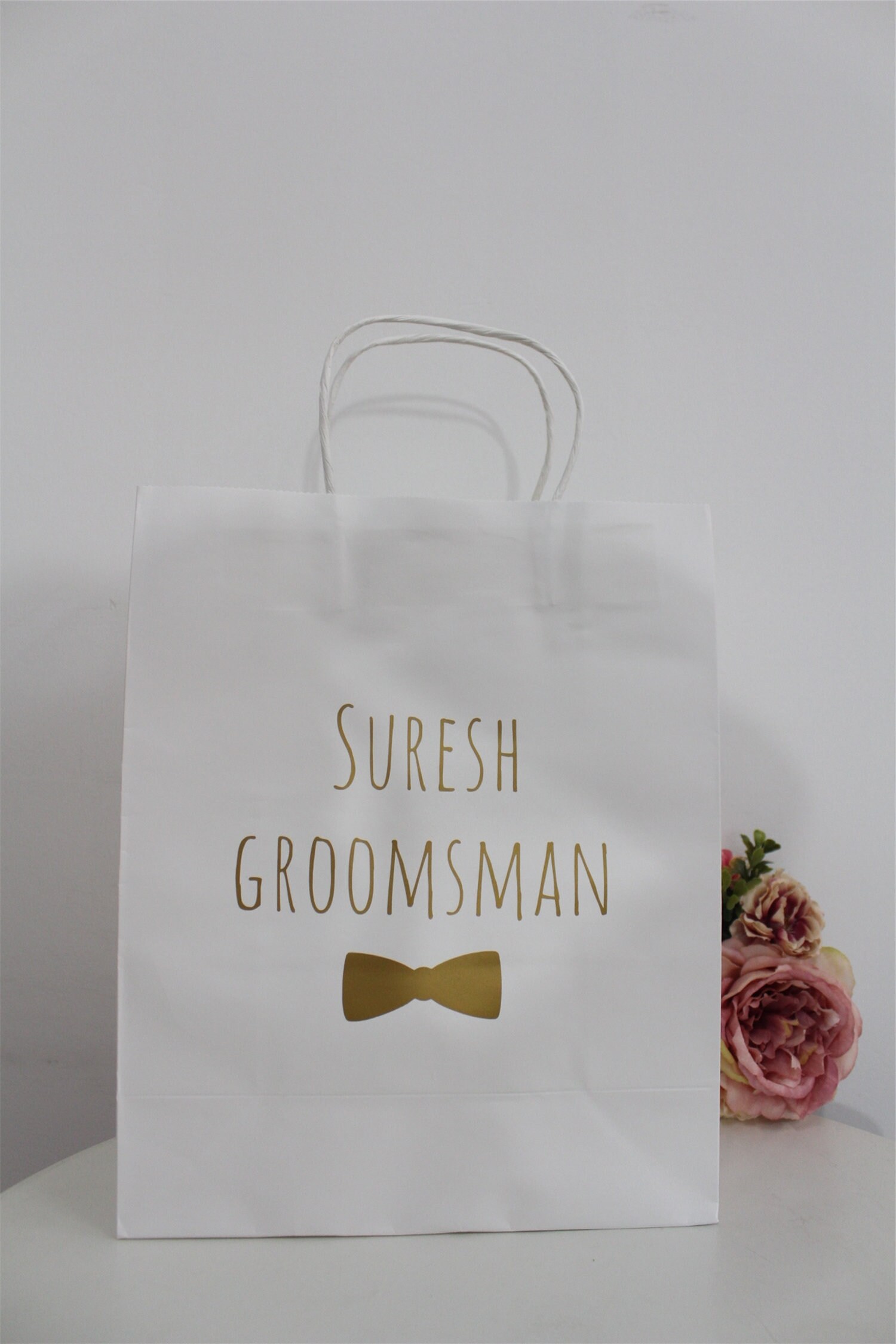 Groomsman gift bag Father of the Bride Groomsmen gift bags