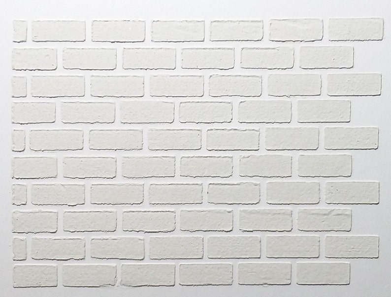 Dollhouse Miniature Brick Stencil in One Inch Scale 1 12 Etsy