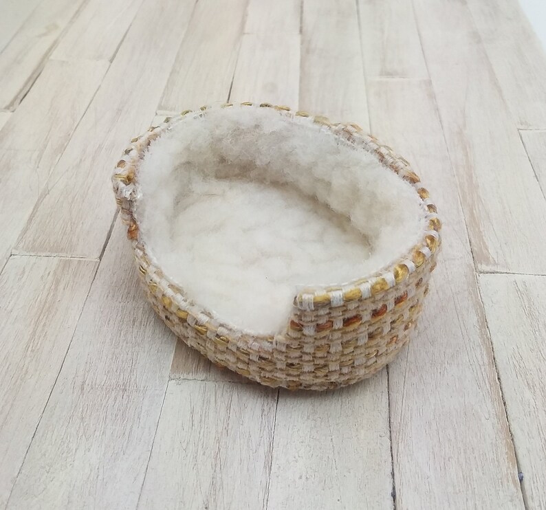 Miniature Dog Bed Dollhouse Mini Pet Bedding One Inch Scale Etsy