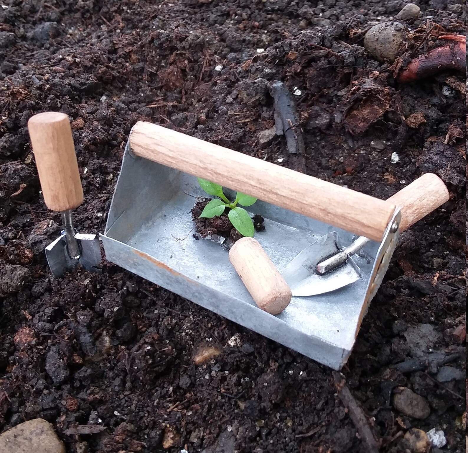 Miniature Garden Trowel Dollhouse Gardening Shovel Miniature Etsy