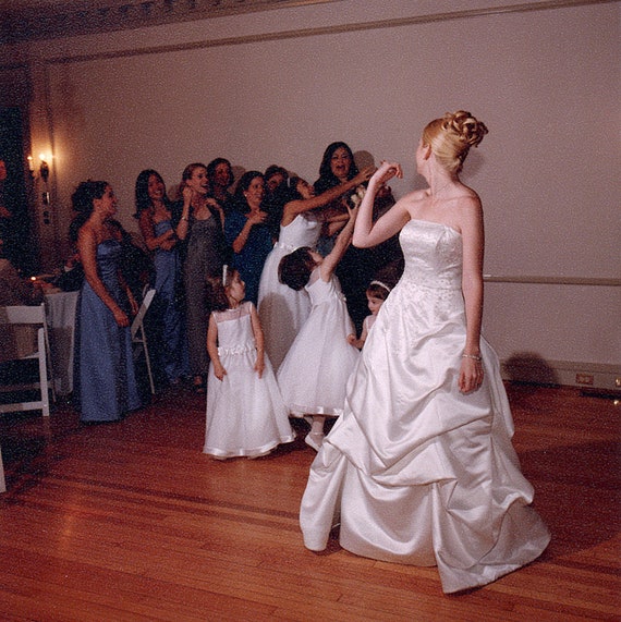 PRICE REDUCED Vintage Scaasi Strapless Wedding Dre