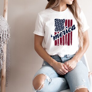 Merica svg, American Flag, 4th of July svg, Rustic 4th of July svg, God Bless America Svg, Patriotic Svg, Independence Day svg, SVG