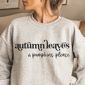 Herbst Blätter & Kürbisse Bitte, Herbst Zitat svg, Herbst Svg, Thanksgiving EPS Png, Herbst Türschild, Herbst Dekor Svg