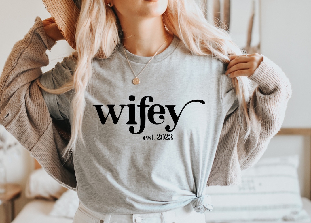 Wifey 2023 Svg, Wife Svg, Honeymoon Shirt Svg, Bride Svg, Wedding Svg