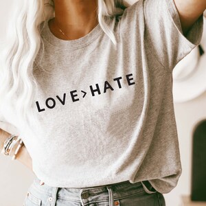 Love Over Hate Svg, Love Hate Svg, Positive Quote Svg, Kind Quote Svg ...