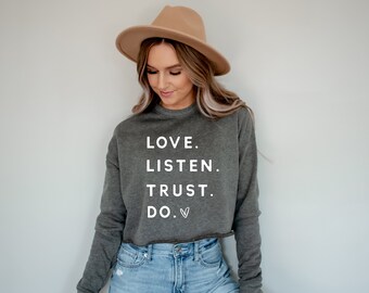 Teacher svg, Positive Quote svg, Counselor Svg, Love Listen Trust Do,  Nurse svg, Kind Quote svg, Inspire svg, Mom SVG,  Instant Download,