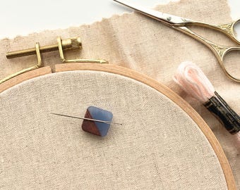 Square Needle Minder for Embroidery, Cross Stitch, Quilting, Sewing