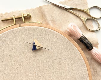 Triangle Needle Minder for Embroidery, Cross Stitch, Quilting, Sewing