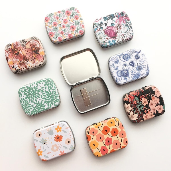 Estuche magnético para agujas: ¡NUEVOS DISEÑOS! Amplio estuche de viaje para guardar agujas de bordado y punto de cruz.