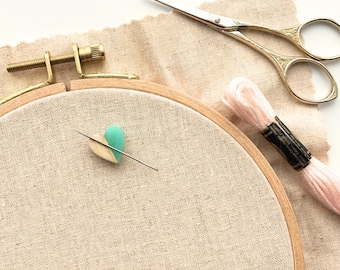 Heart Needle Minder for Embroidery, Cross Stitch, Quilting, Sewing