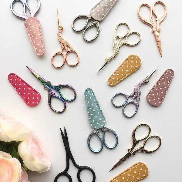 Modern Embroidery Scissors: Stainless Steel Crafting, Cross Stitch & Sewing, Stocking Stuffer