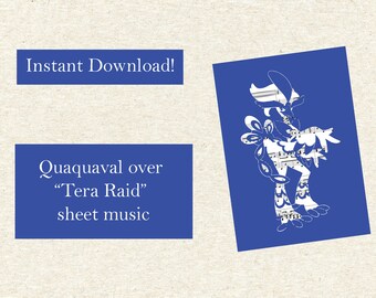 Pokemon Scarlet/Violet: Tera Raid Quaquaval Graphic