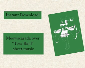 Pokemon Scarlet/Violet: Tera Raid Meowscarada Graphic
