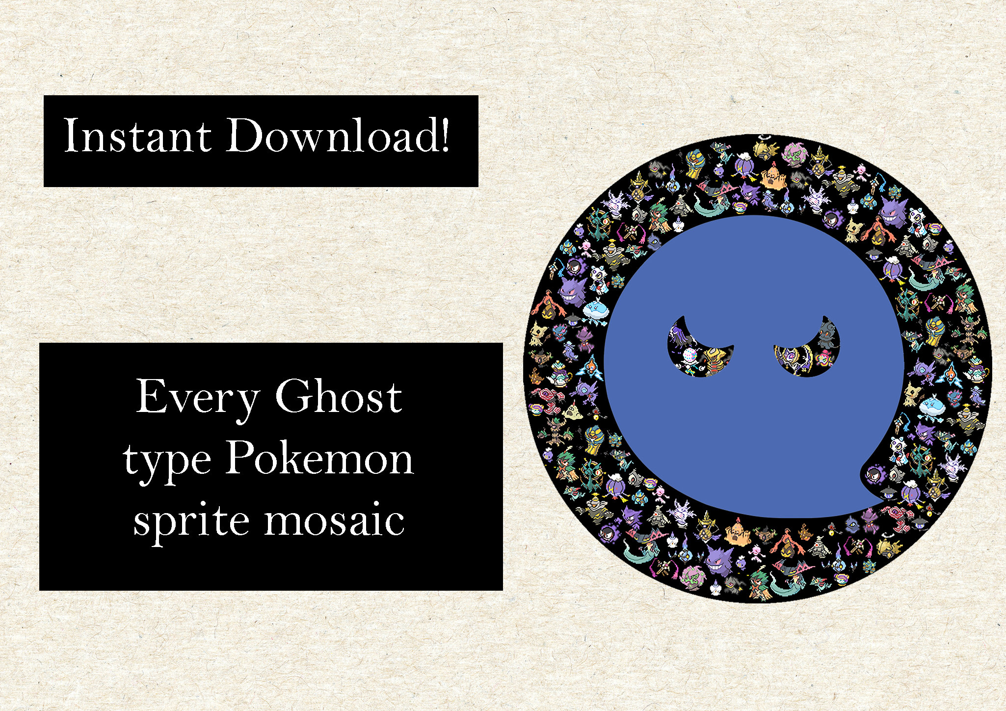 Ghost Type Pokemon Symbol