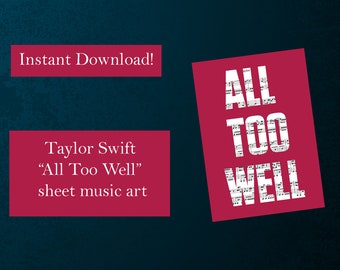 Taylor Swift: All Too Well