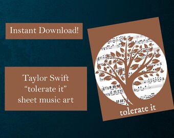 Taylor Swift: tolerate it