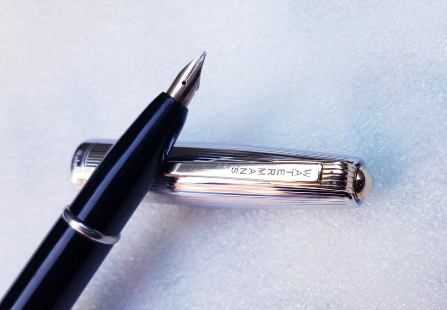 Stylo Plume Waterman Taperite Citation - Ébonite Bordeaux - Vintage 1945 - Fabriqué Aux USA