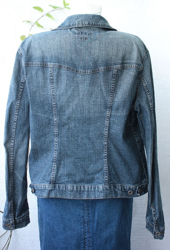 Vintage Blue Denim MUSTANG jacket, Dark blue deni… - image 4