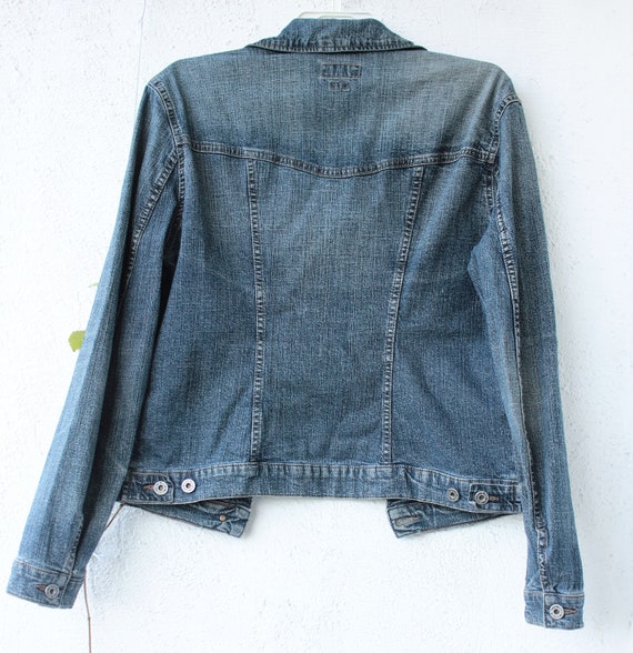 Vintage Blue Denim MUSTANG jacket, Dark blue deni… - image 2