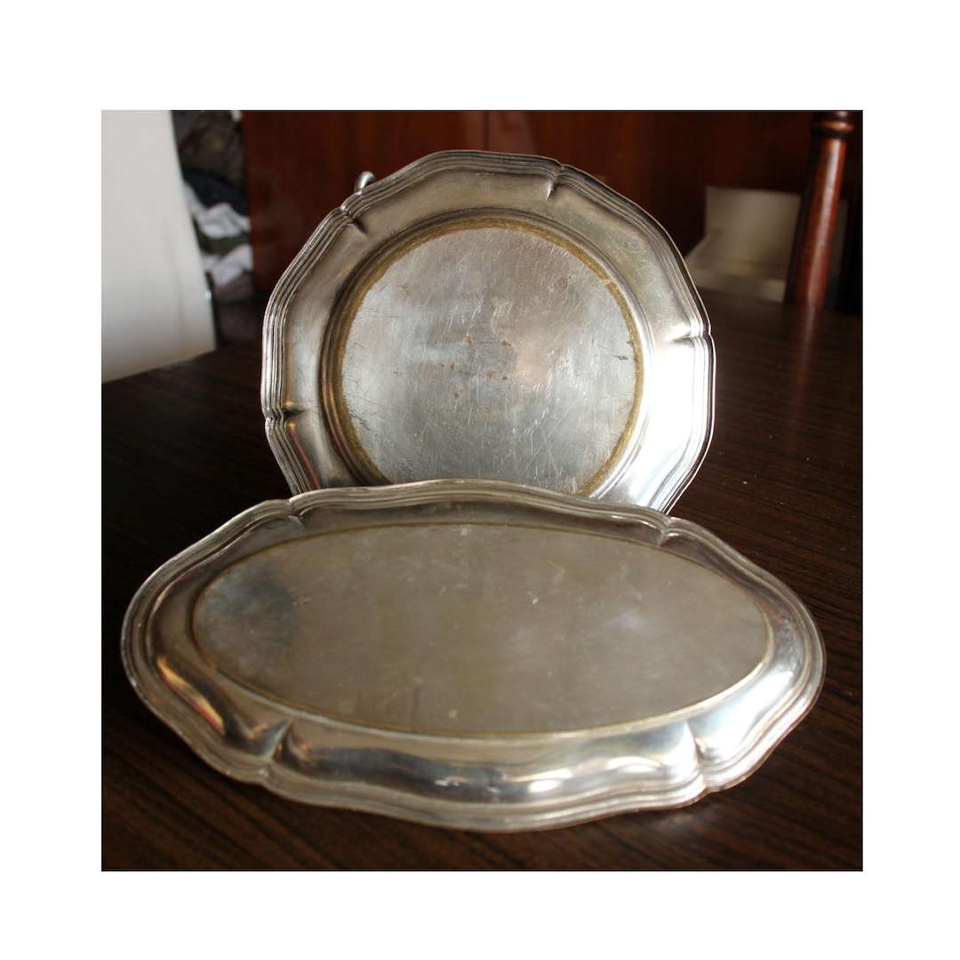 Primans Vintage 60s Silver Plated, Decorative Plate/serving Tray