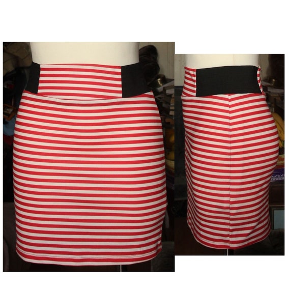 MINI STRIPED SKIRT, Vintage, Mini striped skirt Re