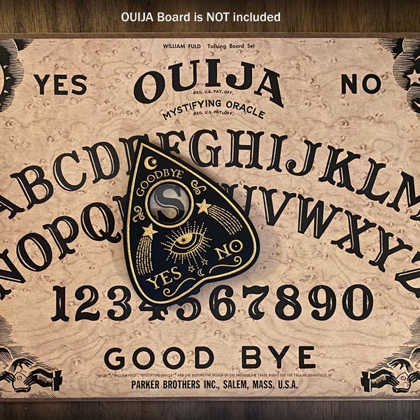 Ouija Planchette - SI - NO - Addio - Legno, Occulto, Divinazione, per Tavole Spiritiche - (Solo Planchette)