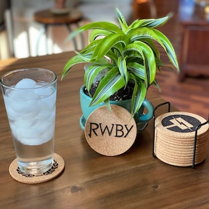 RWBY & JNPR Coaster Sets  - Cork