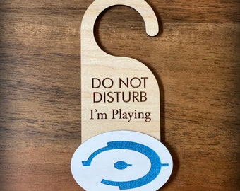 Do Not Disturb - Playing Halo - Door Hanger