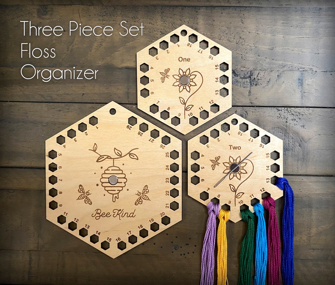 Floss Organizer - 3 Piece - Bee Kind - Magnetic - Etsy
