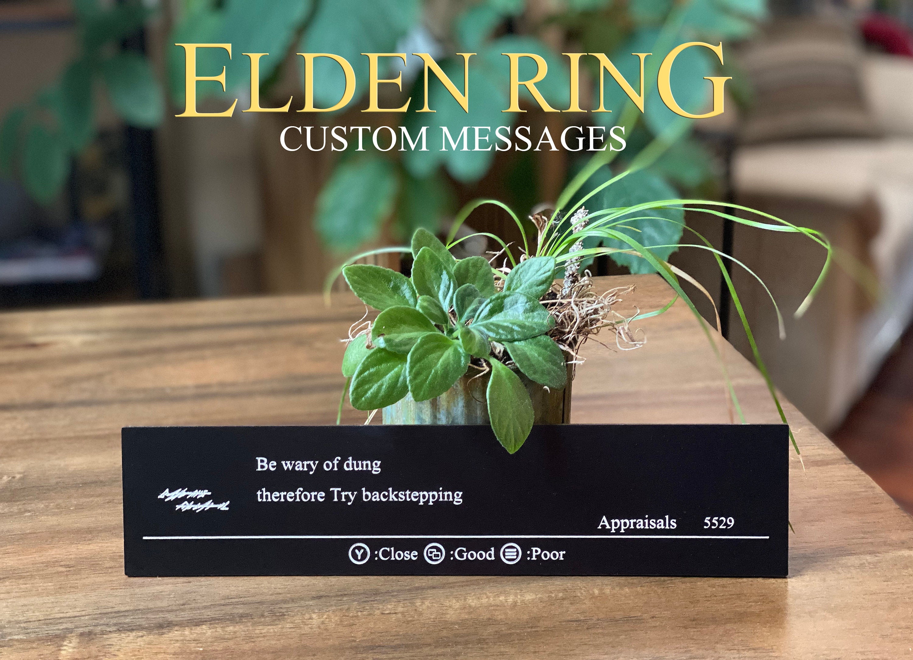 Elden Ring Custom Messages / Signs - Gaming - Etsy