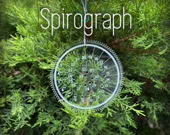 Spirograph Ornament - Vintage Toys - Acrylic