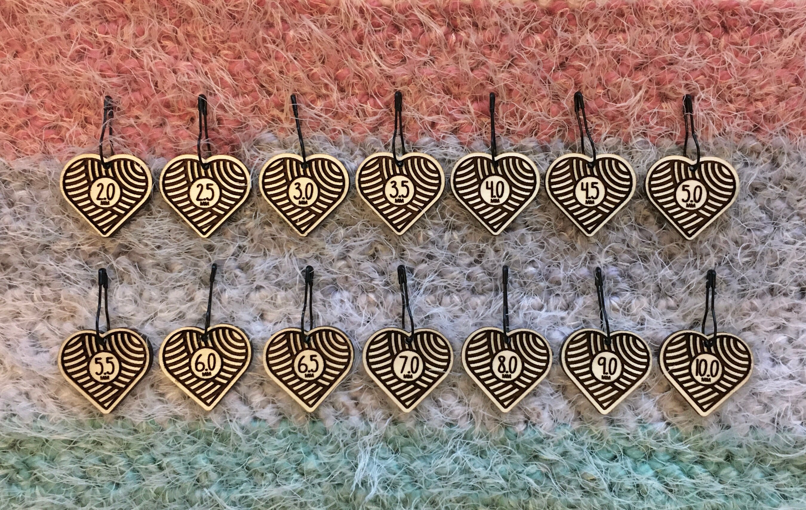 Crochet Project Markers Crochet Hook Size Markers Etsy