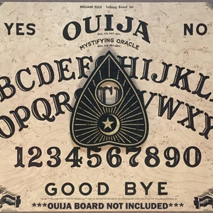 Ouija Planchette - Moon & Sun - Wooden, Occult, Divination, for Spirit Boards (Planchette Only)
