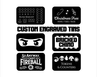 Custom Mini Figure & Dice Tins - Altoid Sized
