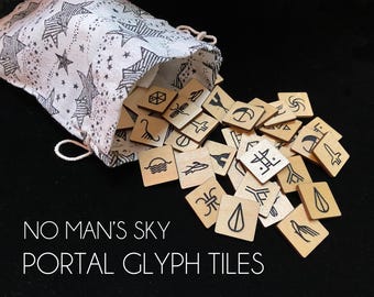 No Man's Sky Portal Glyph Tiles - Create Random Portal Addresses