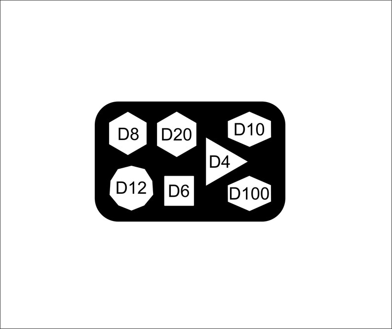 Altoid Dice Insert Foam Dnd Dice Set D20 D6 D8 Etsy