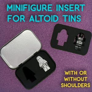 Foam Insert for Minifigures, Altoids Size Tin Organizer, Minifigure Storage Insert