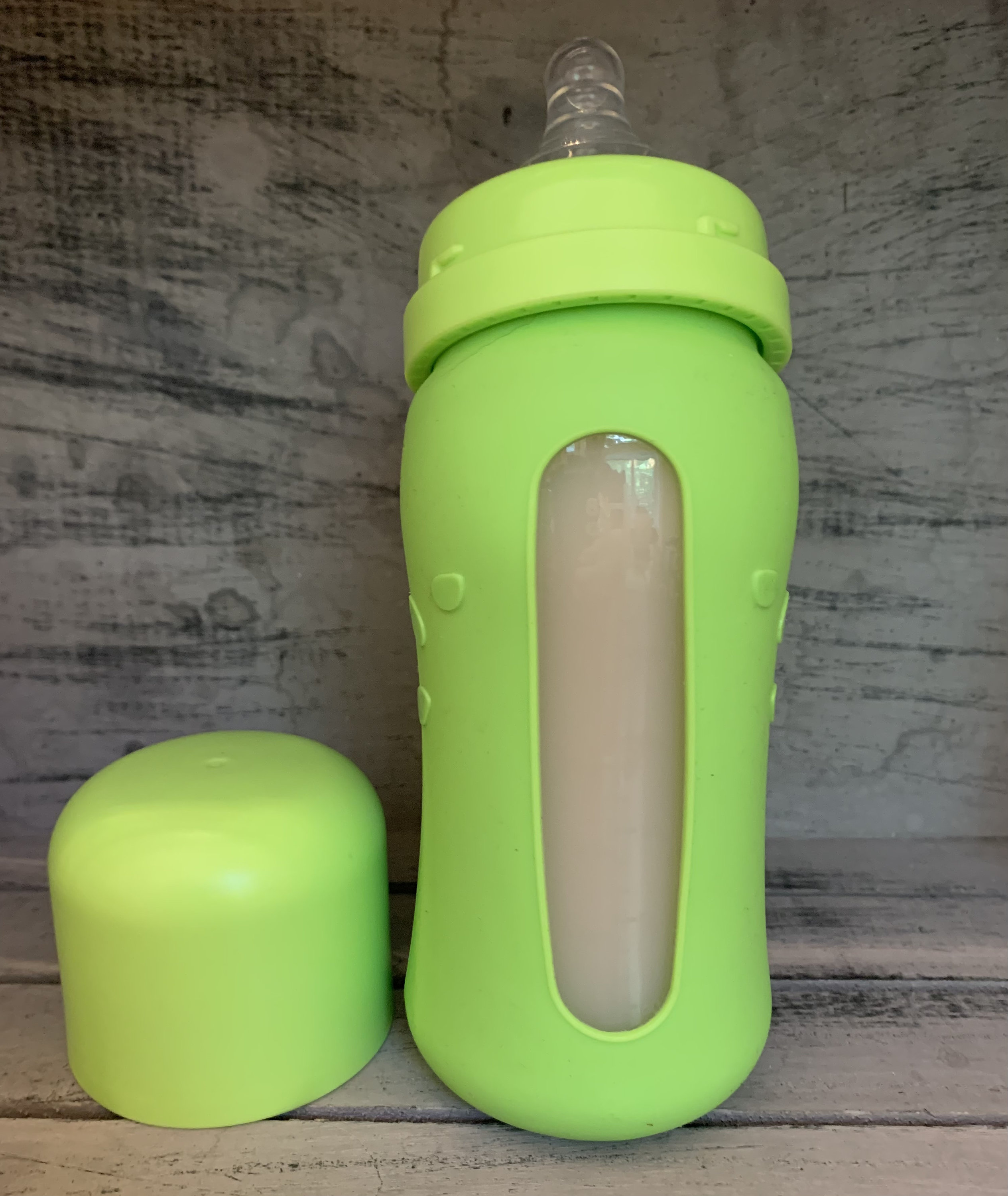 Green Sprouts Glass Bottle Etsy