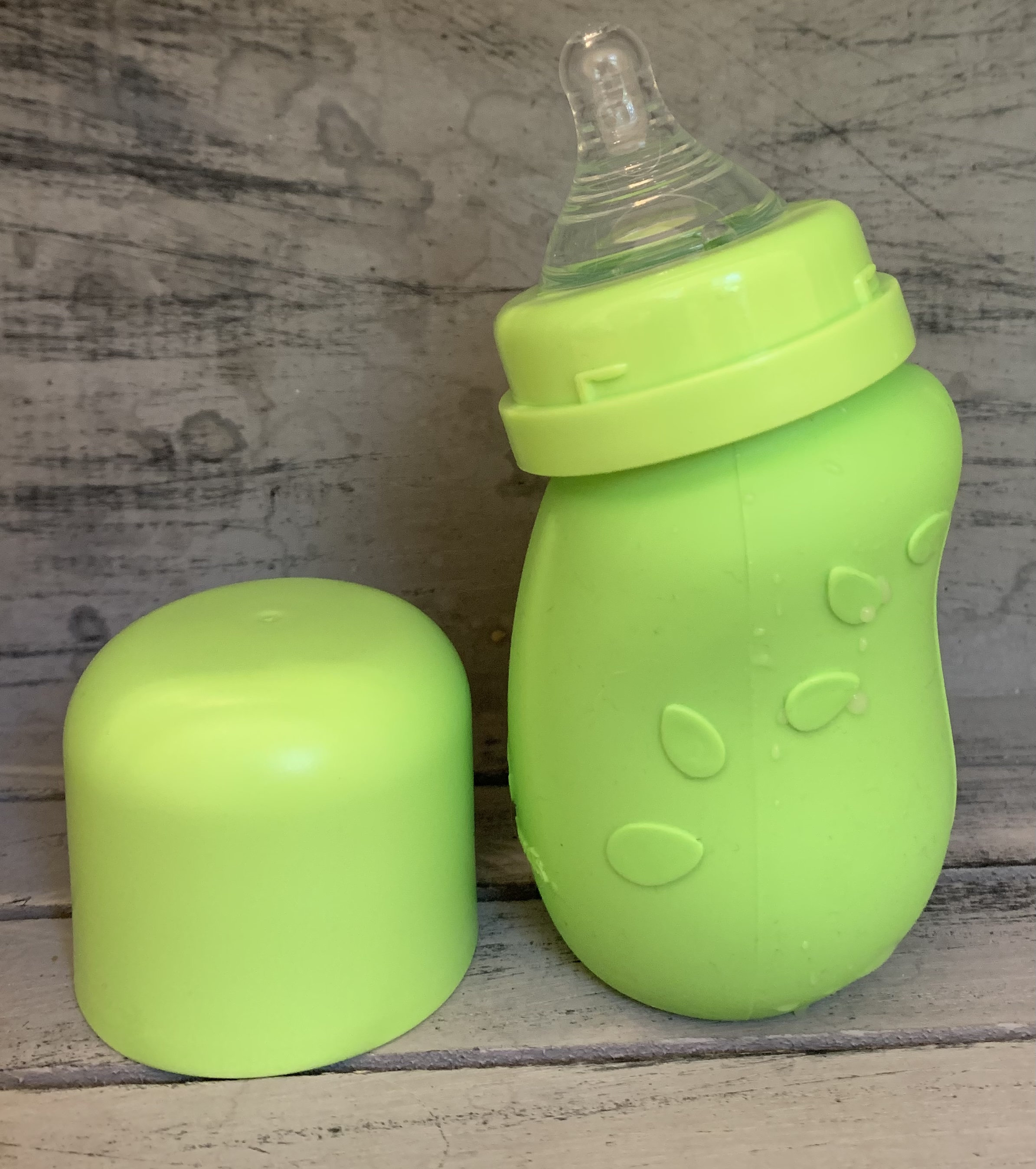 Green Sprouts Glass Bottle Etsy