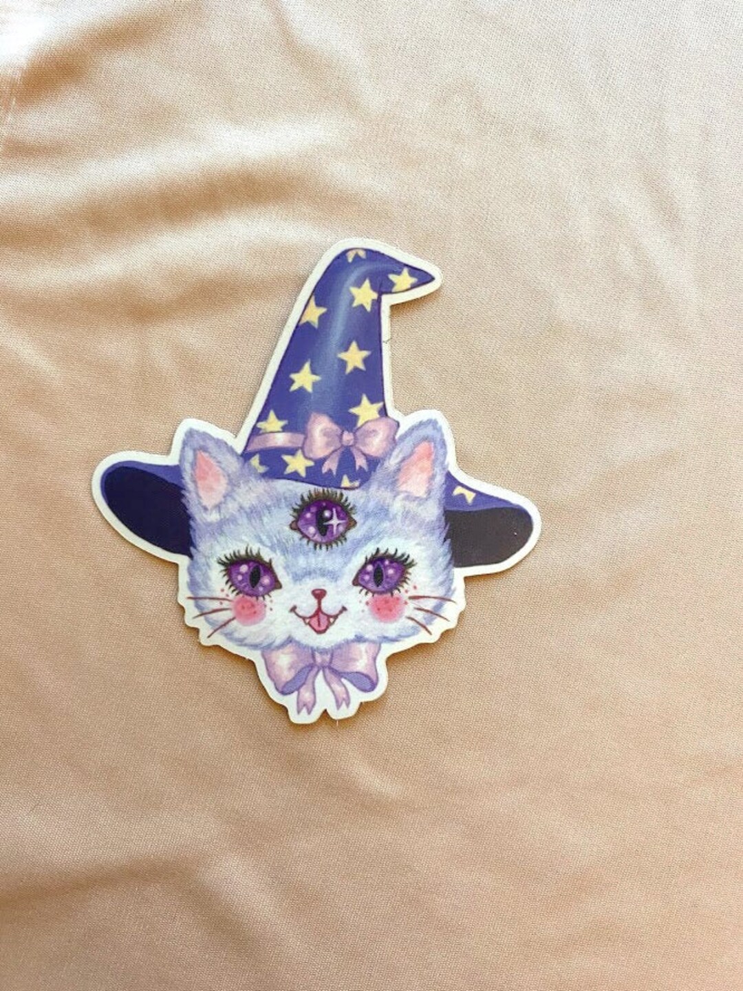 Cat Witch Vinyl Sticker - Etsy