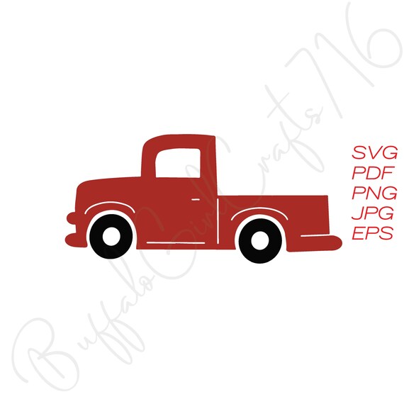 Free Free 64 Old Red Truck Svg SVG PNG EPS DXF File