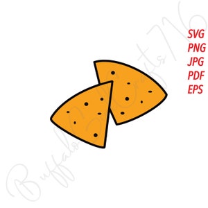 Nachos SVG PNG JPG Cut File Cricut Silhouette | Taco svg | Mexican Food svg | Cinco de Mayo svg | Nacho Chip svg | Tortilla Chip svg